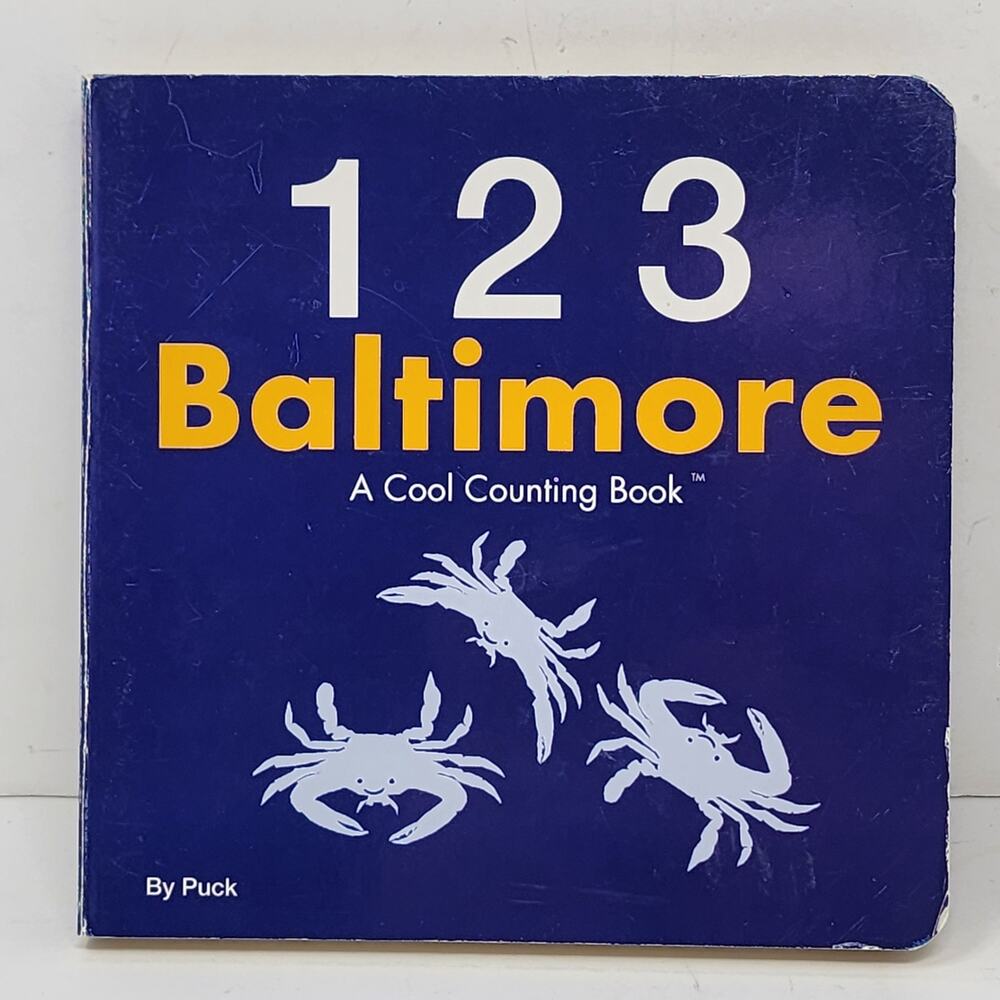 Board Book - Kids Book - 123 Baltimore